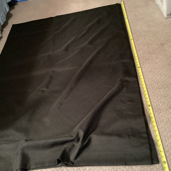 Linen Weave Black Tablecloth & 8 matching napkins, 60X84,use on Oblong or Oval - Picture 9 of 10